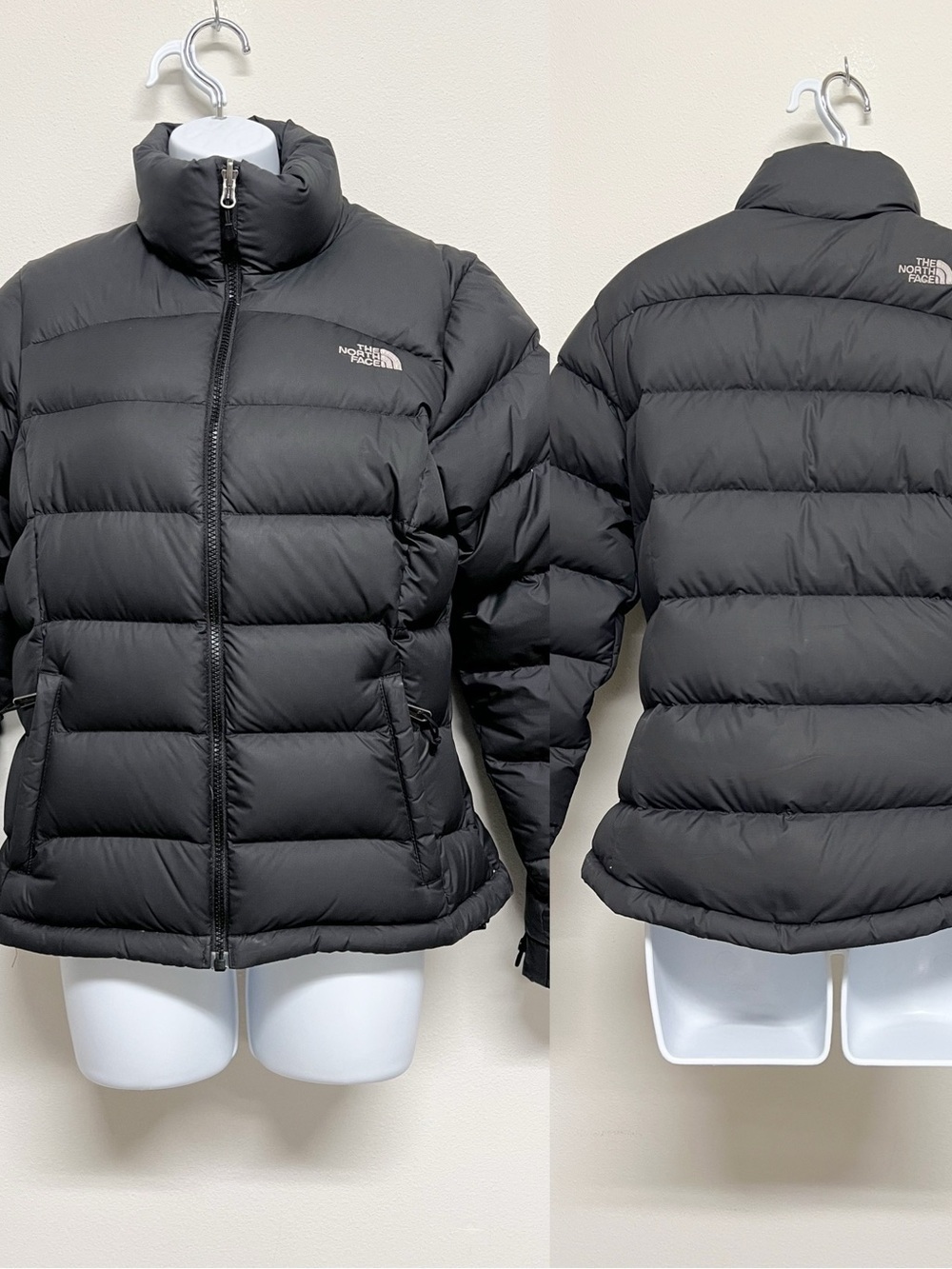 The North Face Womens 700 Nuptse Black Puffer Goose Down Jacket Size Small